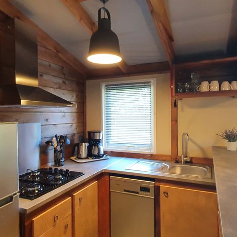 CHALET 5 people - Eco-Lodge VIP 35m² with playground view, 2 bedrooms, 1 bathroom (bed linen provided)