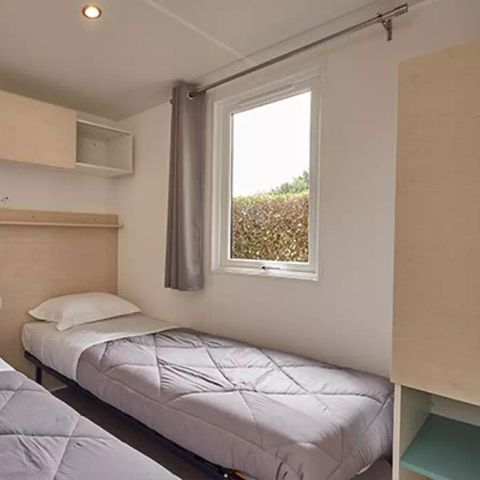 Mobile home 4 persons - Comfort | 2 Bedrooms | 4 Pers | Raised terrace | 2 bathrooms | Air conditioning | TV