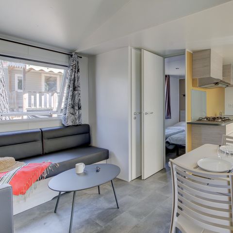 MOBILE HOME 6 people - Mobile-home | Comfort | 3 Bedrooms | 6 Pers. | Raised terrace | Air conditioning