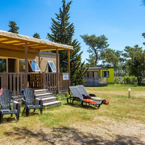 MOBILE HOME 4 people - Mobile-home | Premium | 2 Bedrooms | 4 Pers. | Raised terrace | Air-con.