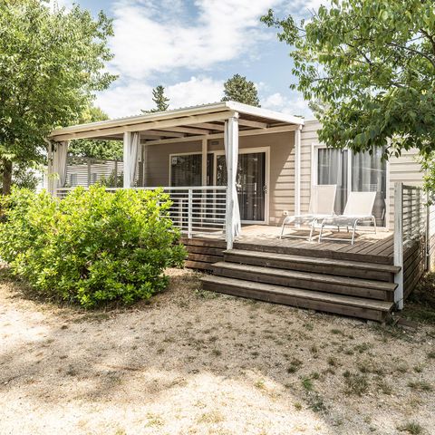 MOBILE HOME 4 people - Superior Two-Bedroom Camping Home 4+2