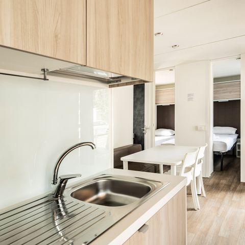 MOBILE HOME 6 people - Grand Premium Three-Bedroom Camping Home 6+1