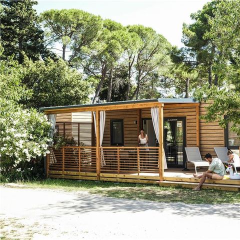 MOBILE HOME 5 people - Deluxe Family Three-Bedroom Camping Home 4+1