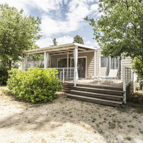 MOBILE HOME 6 people - Superior Two-Bedroom Camping Home 4+2