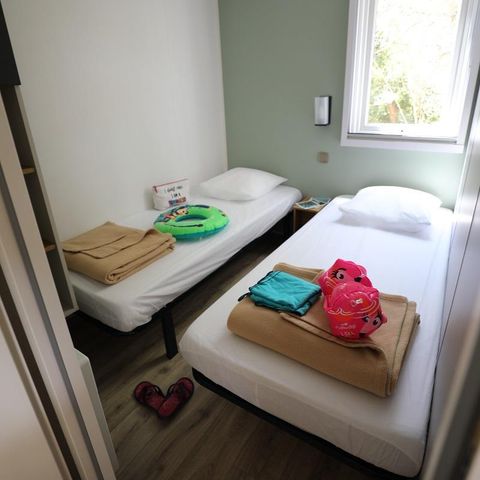 MOBILE HOME 4 people - Moorea 52 m² - 3 rooms - 2 bedrooms - Private Jacuzzi - Air conditioning
