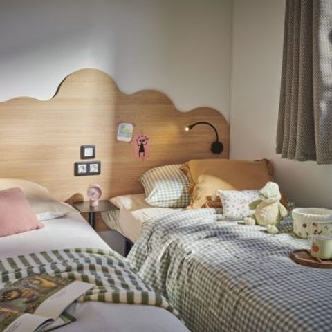 MOBILE HOME 5 people - 2-bedroom air-conditioned BAMBOO mobile home (33m²)