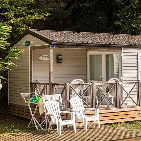 MOBILE HOME 6 people - Mobile-home | Comfort | 2 Bedrooms | 4/6 Pers. | Terrace Single | 1 Bathroom | Air-con.
