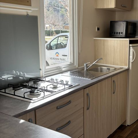 MOBILE HOME 6 people - Mobile-home | Comfort | 3 Bedrooms | 6 Pers. | Raised terrace | Air conditioning