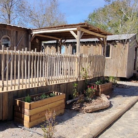 MOBILE HOME 4 people - Eco-cabin 24m² - air-conditioned - 2 bedrooms