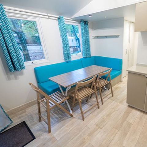 Mobile home 6 persons - Mobile-home | Comfort | 3 Bedrooms | 6 Pers. | Single terrace | Air-con.