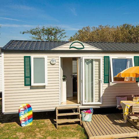Mobile home 6 persons - Mobile-home | Comfort | 3 Bedrooms | 6 Pers. | Single terrace