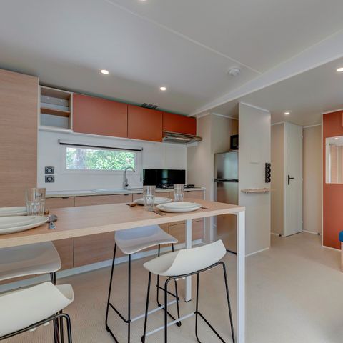 Mobile home 8 persons - Comfort XL | 4 Bedrooms | 8 Pers | Raised terrace | 2 bathrooms | Air conditioning