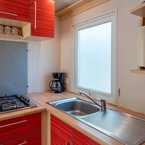 Mobile home 4 persons - Mobile-home | Comfort | 2 Bedrooms | 4 Pers. | Single terrace | Air-con.