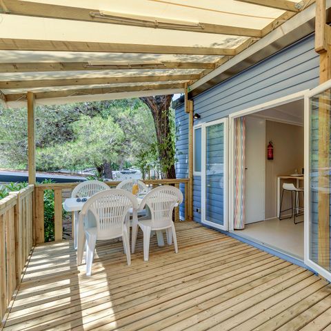 Mobile home 8 persons - Mobile-home | Comfort XL | 4 Bedrooms | 8 Pers. | Raised terrace | 2 bathrooms | Air-con.