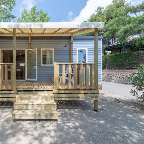 Mobile home 8 persons - Mobile-home | Comfort XL | 4 Bedrooms | 8 Pers. | Raised terrace | 2 bathrooms | Air-con.