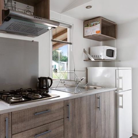 Mobile home 4 persons - Mobile-home | Premium | 2 Bedrooms | 4 Pers. | Raised terrace | 2 bathrooms | Air-con.