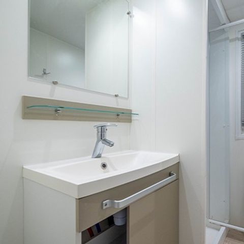 Mobile home 6 persons - Mobile-home | Comfort | 3 Bedrooms | 6 Pers. | Single terrace | Air-con.