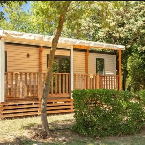 Mobile home 6 persons - Mobile-home | Premium | 3 Bedrooms | 6 Pers. | Raised terrace | Air-con.