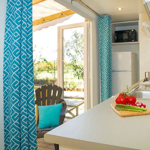 Mobile home 8 persons - Mobile-home | Premium | 3 Bedrooms | 6/8 Pers. | Raised terrace | Air-con.