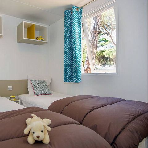 Mobile home 8 persons - Mobile-home | Premium | 3 Bedrooms | 6/8 Pers. | Raised terrace | Air-con.