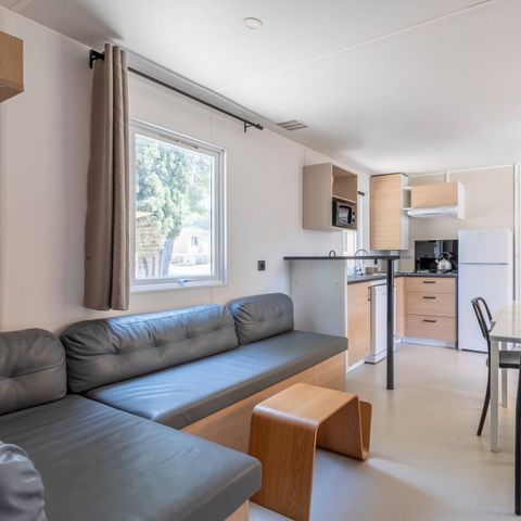 Mobile home 6 persons - Mobile-home | Premium | 3 Bedrooms | 6 Pers | Raised terrace | 2 bathrooms | Air conditioning | TV