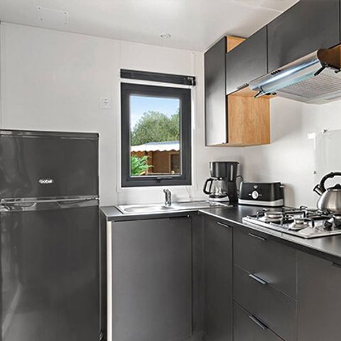 Mobile home 4 persons - Mobile-home | Premium | 2 Bedrooms | 4 Pers | Raised terrace | 2 bathrooms | Air conditioning | TV