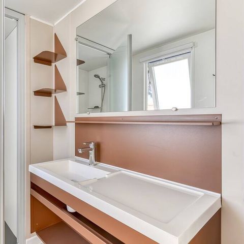 Mobile home 6 persons - Mobile-home | Premium | 3 Bedrooms | 6 Pers | Raised terrace | Air conditioning | TV