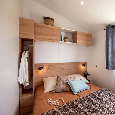 Mobile home 8 persons - Mobile-home | Premium | 4 Bedrooms | 8 Pers. | Terrace Lounge | Outdoor kitchen | 2 bathrooms | Air-con.