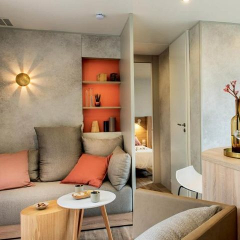 MOBILE HOME 6 people - Lodge Luxe 2 to 6 pers. air-conditioned Plancha