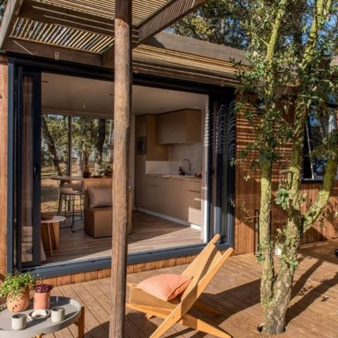 MOBILE HOME 6 people - Lodge Luxe 2 to 6 pers. air-conditioned Plancha