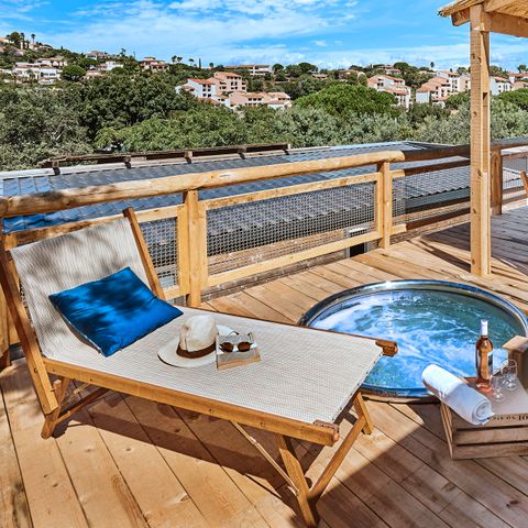 Mobile home 4 persons - Lodge - 2 to - Sea view air-conditioned. Plancha