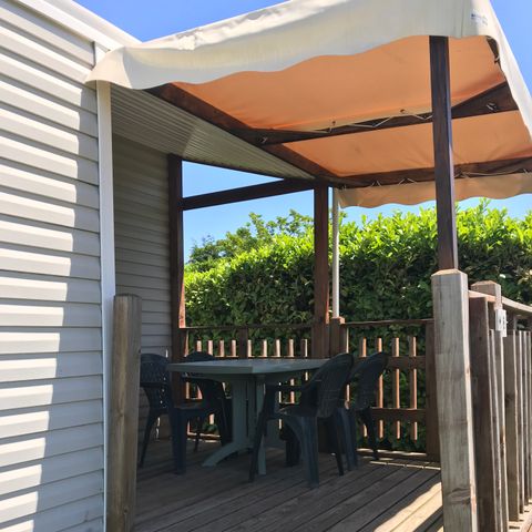 MOBILE HOME 6 people - M5 M8 Malaga 2012 - covered corner terrace