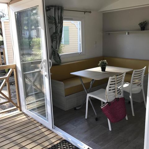 MOBILE HOME 4 people - Mobile home Confort 28m² - air conditioning + tv + covered terrace