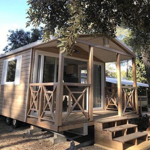 MOBILE HOME 4 people - Mobile home Confort 28m² - air conditioning + tv + covered terrace