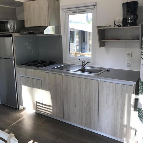 MOBILE HOME 4 people - Mobile home Confort 28m² - air conditioning + tv + covered terrace