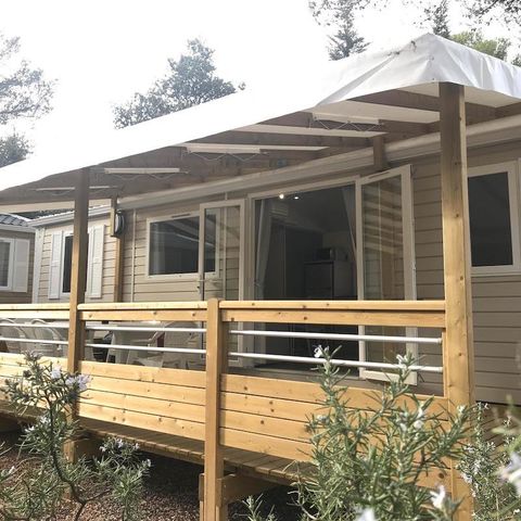 MOBILE HOME 6 people - Mobile home 36m² - air conditioning + TV + Covered terrace