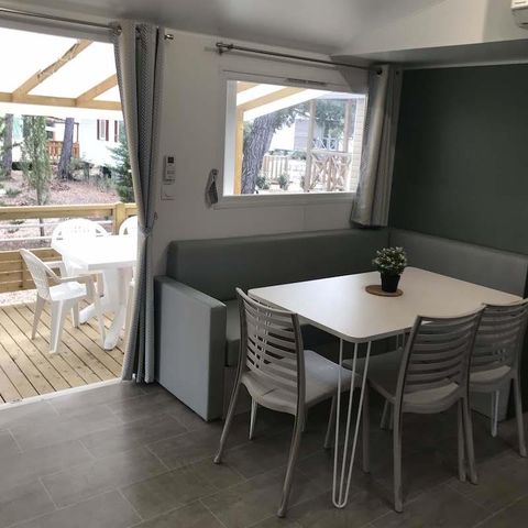 MOBILE HOME 6 people - Mobile home 36m² - air conditioning + TV + Covered terrace
