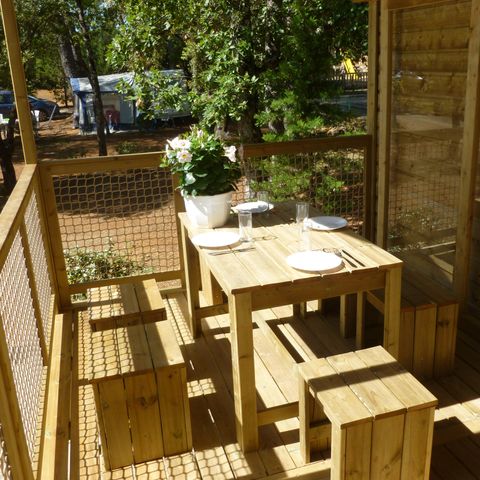 LODGE 5 people - Cabane Lodge CARRELET Confort 32m² - 2 bedrooms