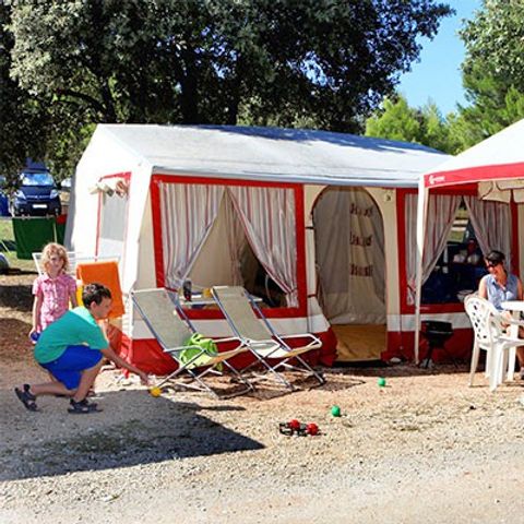 Canvas and wooden tent 5 persons - Canvas bungalow | 2 Bedrooms | 4/5 People | No bathroom