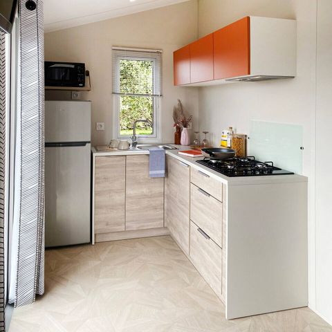 Mobile home 6 persons - Mobile-home | Comfort | 3 Bedrooms | 6 Pers. | Raised terrace | Air conditioning