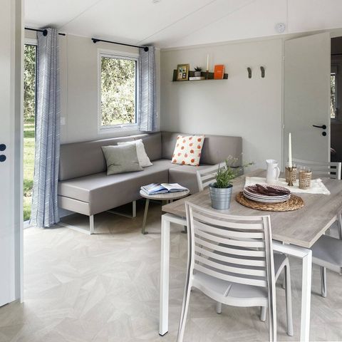 Mobile home 6 persons - Mobile-home | Comfort | 3 Bedrooms | 6 Pers. | Raised terrace | Air conditioning