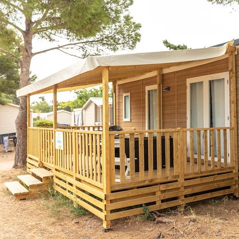 MOBILE HOME 4 people - Mobile home | Premium | 2 Bedrooms | 4 Pers | Terrace Lounge | Air conditioning | TV