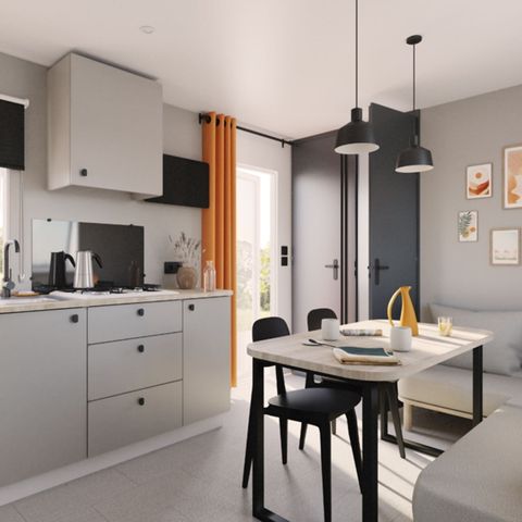 MOBILE HOME 4 people - Mobile home | Premium | 2 Bedrooms | 4 Pers | Terrace Lounge | Air conditioning | TV