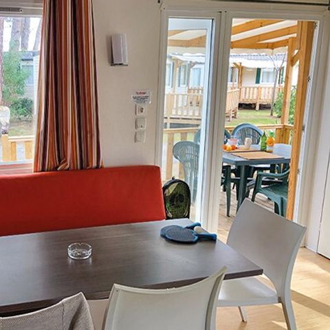 MOBILE HOME 6 people - Mobil-home | Classic XL | 3 Bedrooms | 6 Pers. | Raised terrace | Air-con.