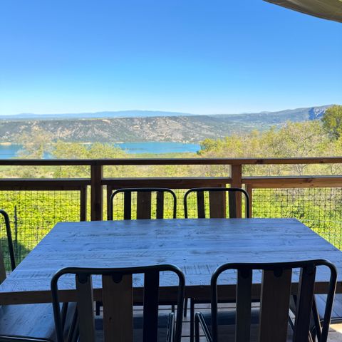 CANVAS AND WOOD TENT 4 people - Eco Lodge lake view - 34m² - 2 bedrooms (no bathroom)