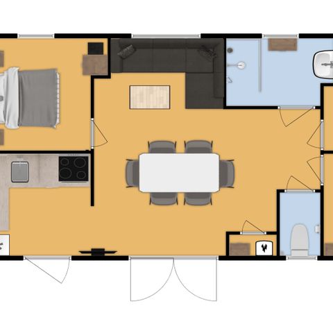MOBILE HOME 6 people - Lavande