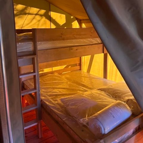 CANVAS AND WOOD TENT 5 people - Ciboulette