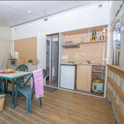 CANVAS AND WOOD TENT 5 people - Tithome 4/5 persons