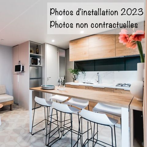 MOBILE HOME 6 people - Premium loft 33m² Air conditioning TV