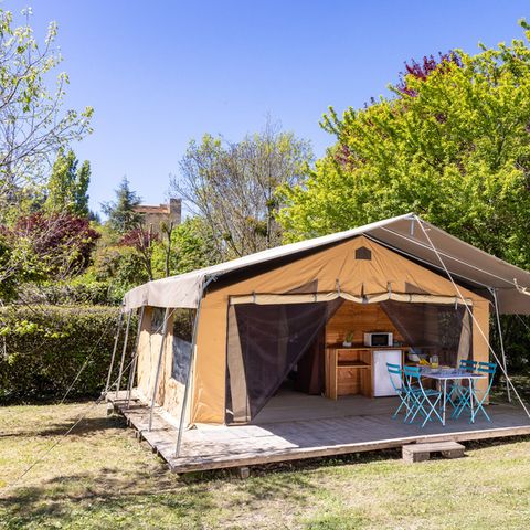TENT 5 people - Ciela Nature Lodge - 2 bedrooms - Kitchen - Bathroom